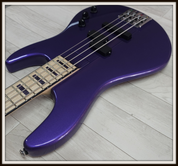 Preview: Spector Icon NC-4 Frank Bello, Metallic Purple, Signature